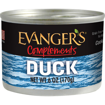 EVANGER'S COMPLEMENTS GRAIN FREE DUCK CANNED DOG & CATS