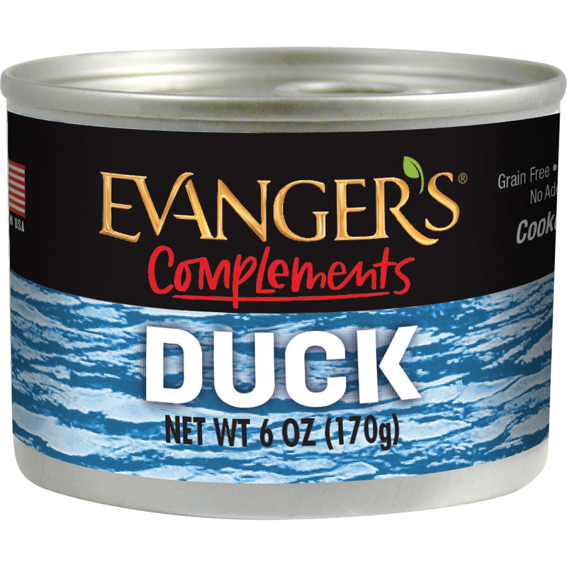 EVANGER'S COMPLEMENTS GRAIN FREE DUCK CANNED DOG & CATS