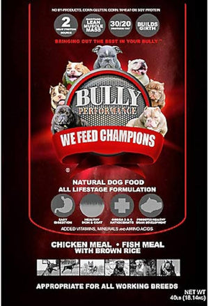 Bully Performance Natural Dog Food 40 lbs