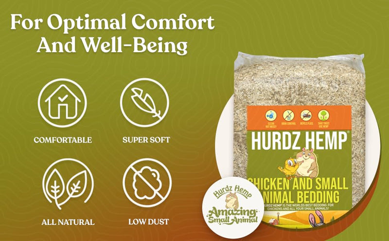 Hurdz Hemp Chicken Bedding 33lbs