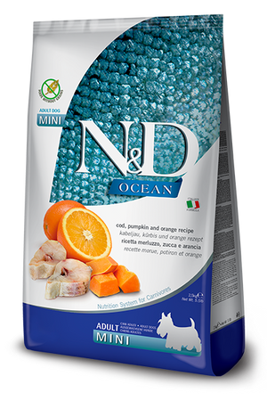 Farmina N&D Ocean Canine Cod, Pumpkin & Orange Adult Mini Dog Food