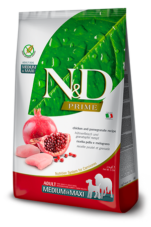 Farmina N&D Prime Canine Chicken & Pomegranate Adult Medium & Maxi Dog Food