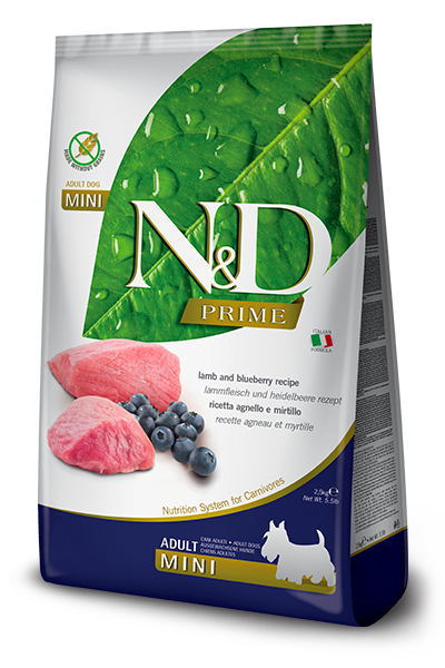 Farmina N&D Canine Lamb & Blueberry Adult Mini Dog Food