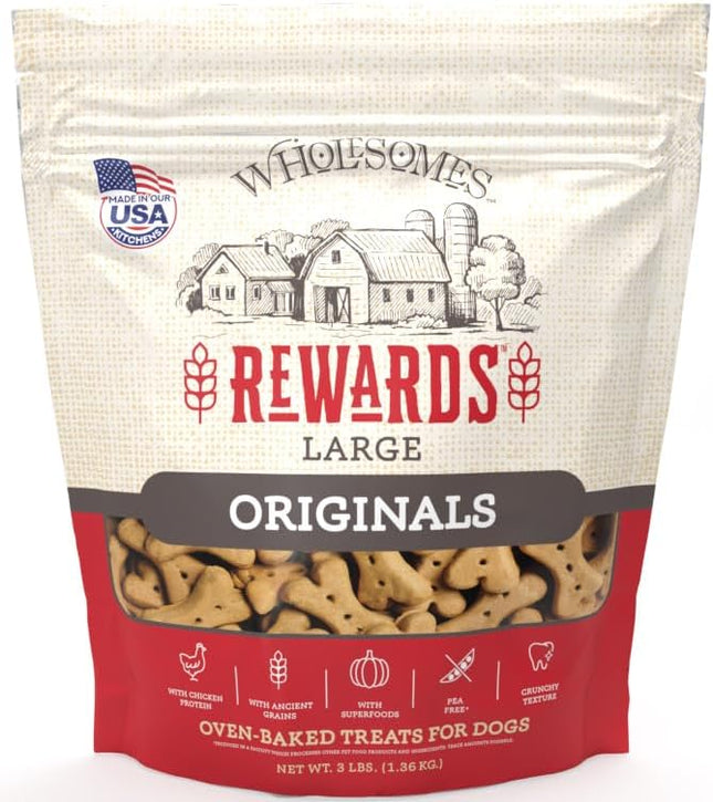 Wholesomes Large Golden Biscuits Grain Free Dog Treats