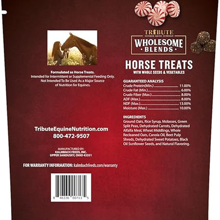 Tribute Wholesome Blends Peppermint Flavor Horse Treats