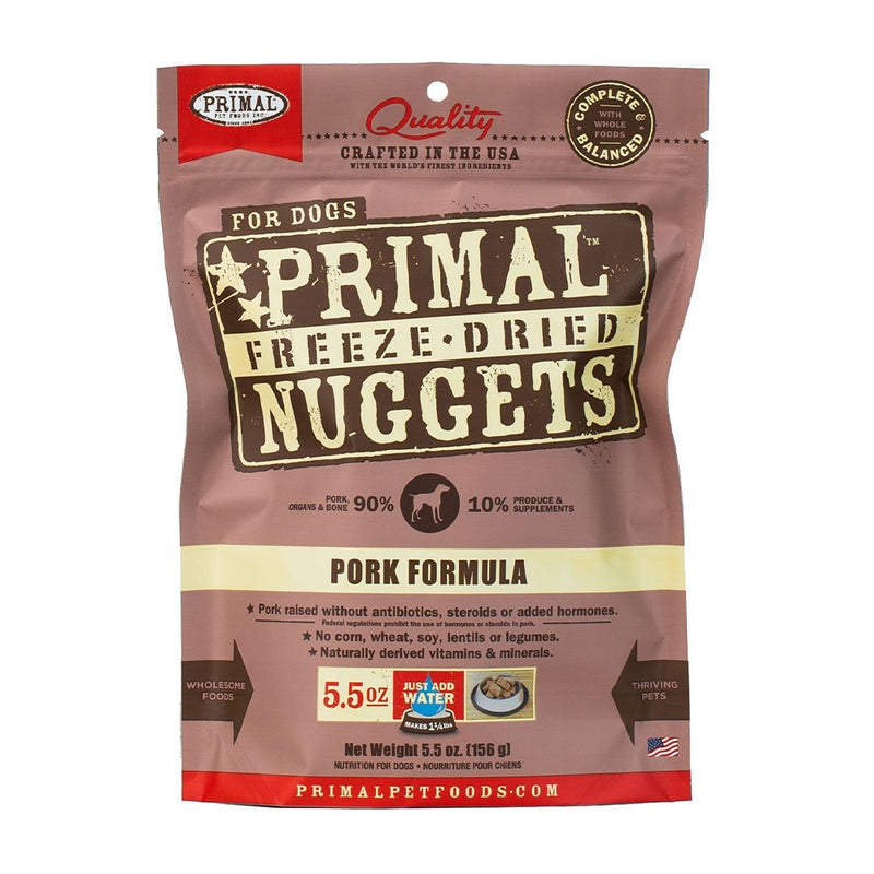 Primal Freeze-Dried Raw Nuggets Pork Formula Dog Food