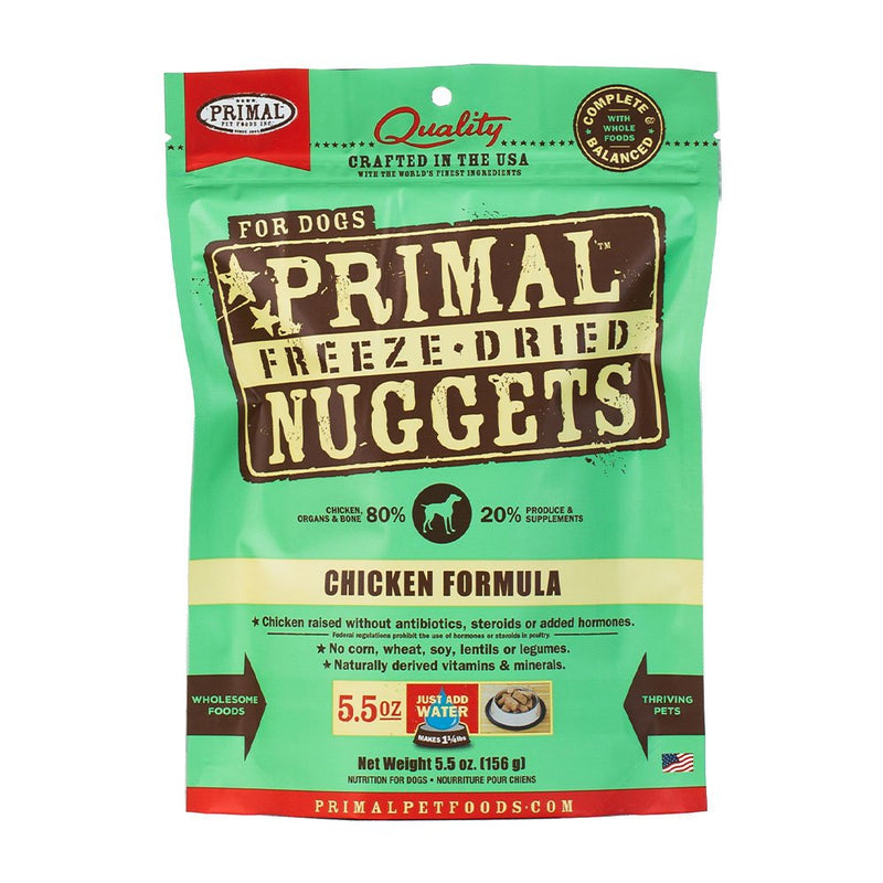 Primal Freeze-Dried Raw Nuggets Chicken Formula Dog Food