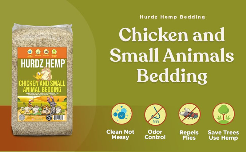 Hurdz Hemp Chicken Bedding 33lbs