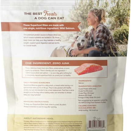 Badlands Ranch Freeze-Dried Raw Superfood Bites Salmon Dog Treats
