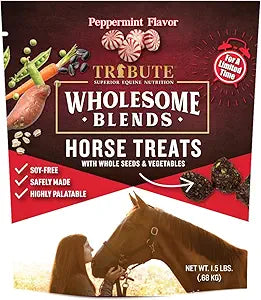 Tribute Wholesome Blends Peppermint Flavor Horse Treats