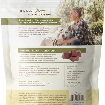 Badlands Ranch Freeze-Dried Raw Superfood Bites Beef Liver Dog Treats
