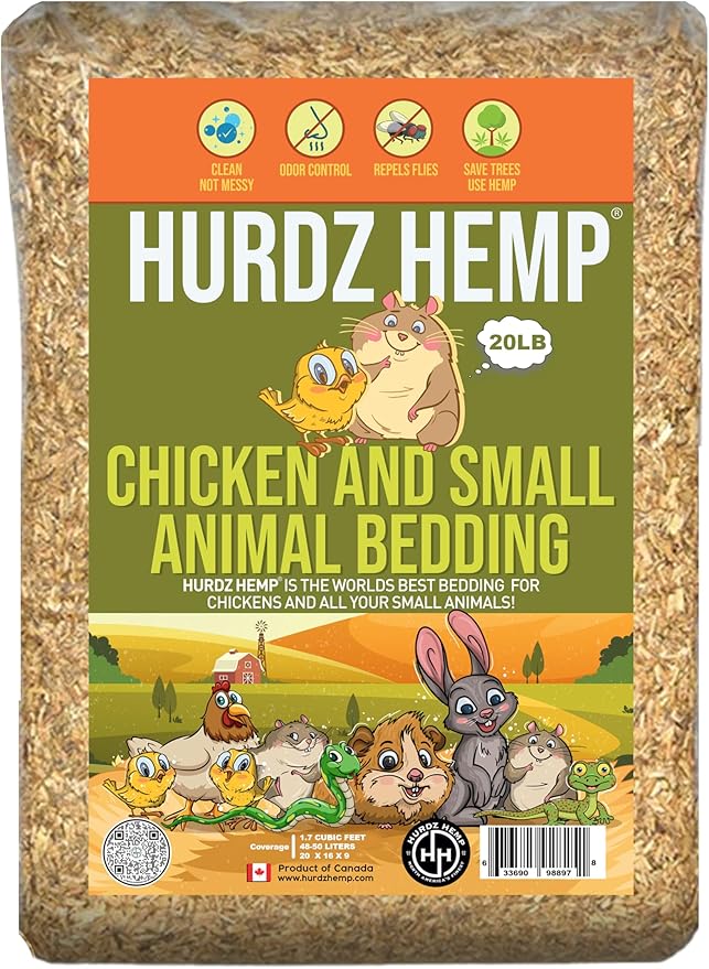 Hurdz Hemp Chicken Bedding 20lbs