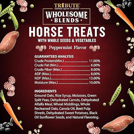 Tribute Wholesome Blends Peppermint Flavor Horse Treats