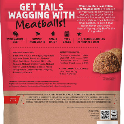 Wag More Bark Less Meatball Bites Italian Beef Recipe Dog Treats