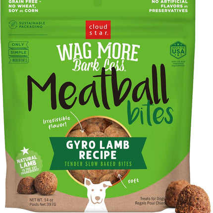 Wag More Bark Less Meatball Bites Gyro Lamb Recipe Dog Treats