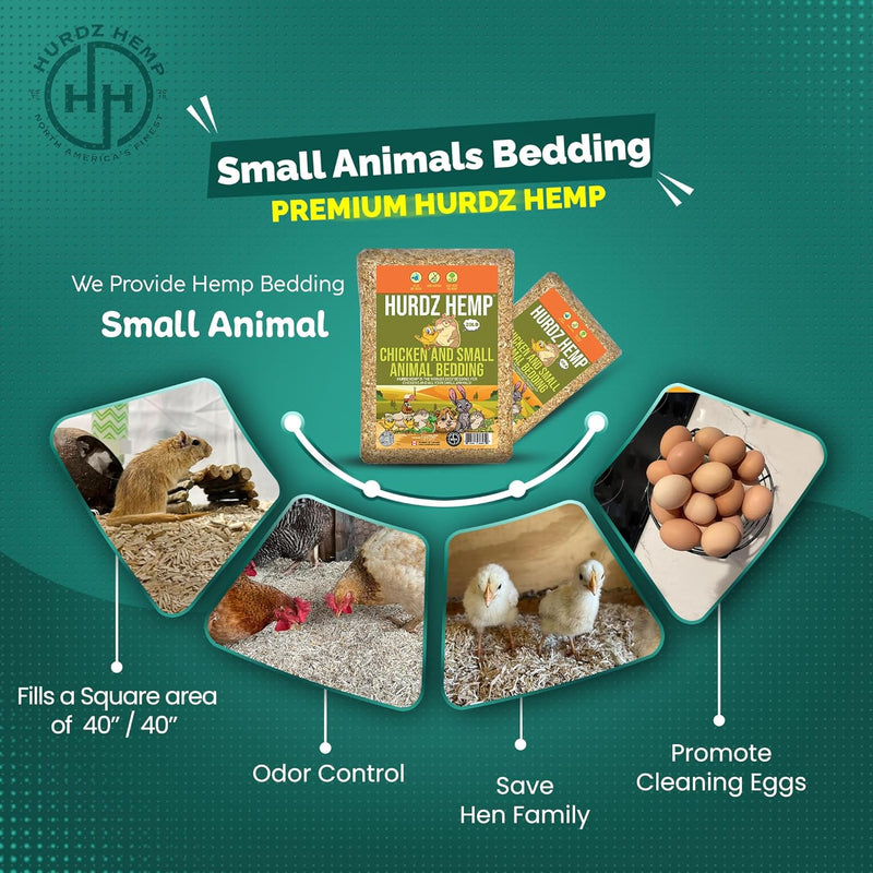 Hurdz Hemp Chicken Bedding 20lbs