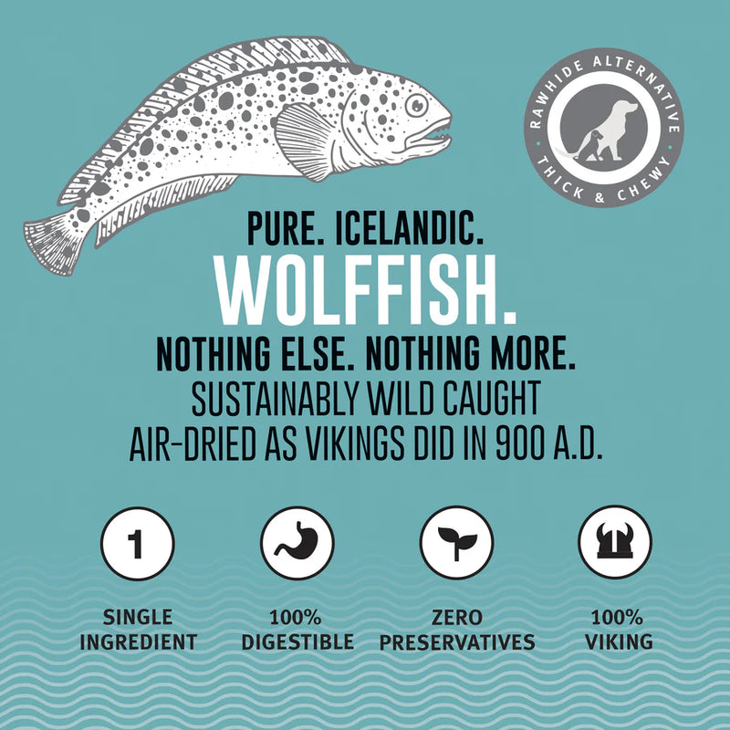 Icelandic+ Wolffish Sticks and Pieces Dog Treats