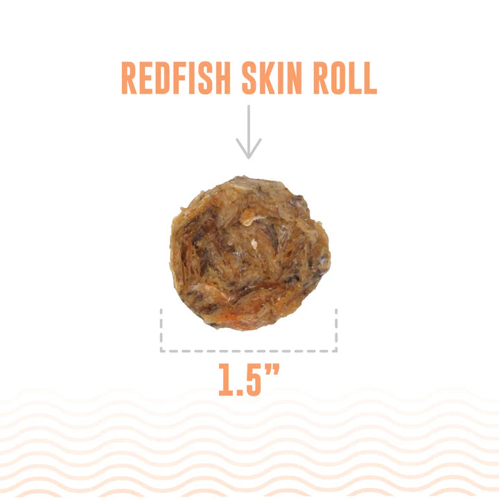 Icelandic+ Redfish Skin Rolls Dog Treats