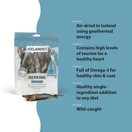 Icelandic+ Herring Whole Fish Cat Treat
