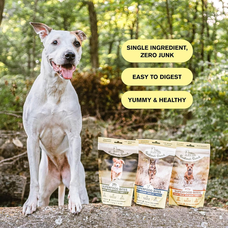 Badlands Ranch Freeze-Dried Raw Superfood Bites Chicken Dog Treats