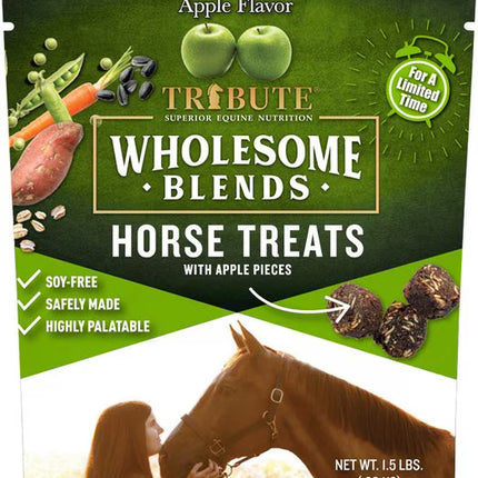 Tribute Wholesome Blends Apple Flavor Horse Treats