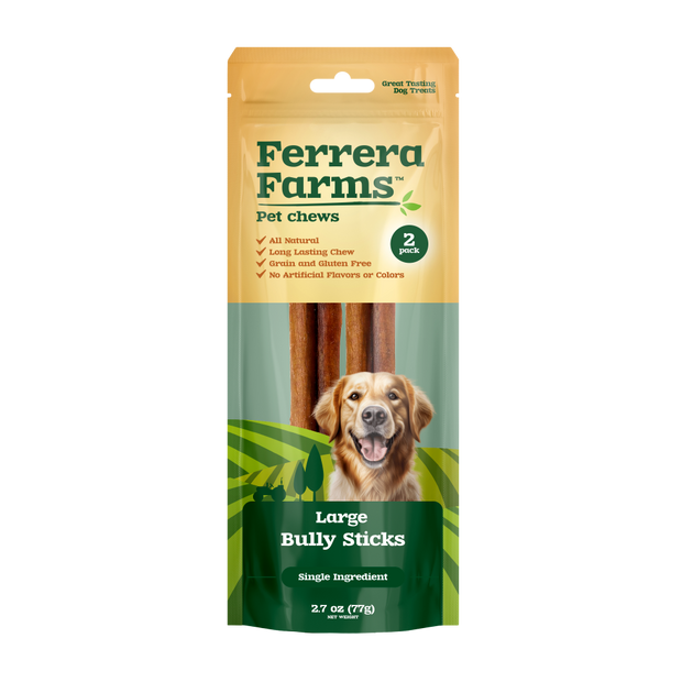 <p><strong>Ferrera Farms Bully Sticks</strong></p>