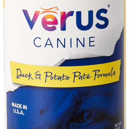 Verus Canine Duck & Potato Pate Formula Cans