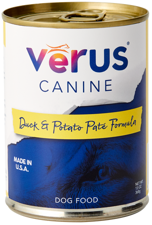 Verus Canine Duck & Potato Pate Formula Cans