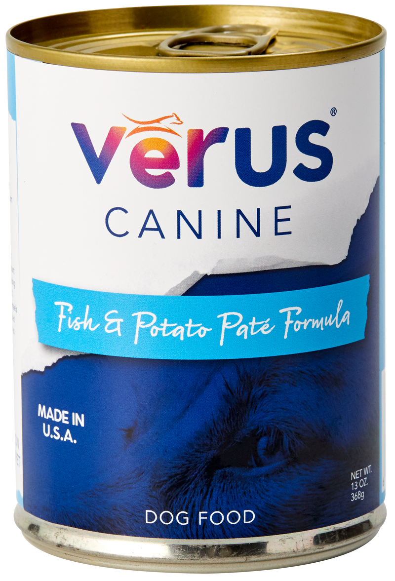 Verus Canine Fish & Potato Pate Formula Cans