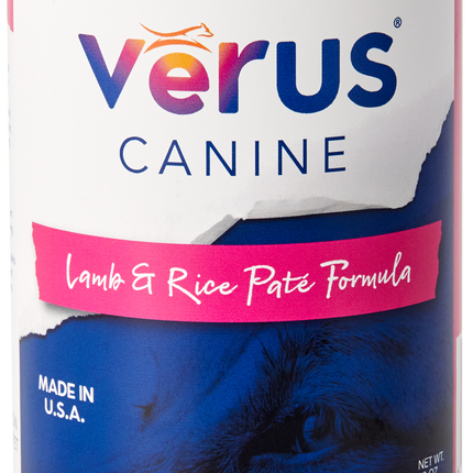 Verus Canine Lamb & Rice Pate Formula Cans