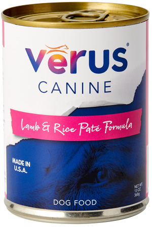 Verus Canine Lamb & Rice Pate Formula Cans