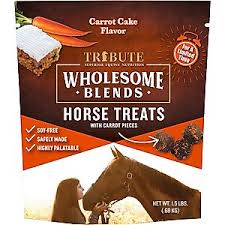 Tribute Wholesome Blends Carrot Cake Flavor Horse Treats