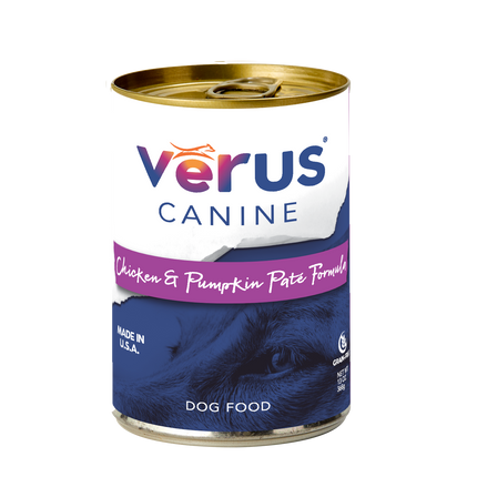 Verus Canine Grain Free Chicken & Pumpkin Pate Formula Cans