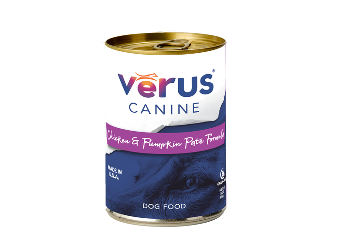 Verus Canine Grain Free Chicken & Pumpkin Pate Formula Cans