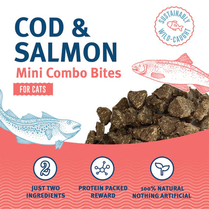 Icelandic+ Cod & Salmon Mini Combo Bites Cat Treat