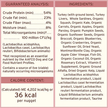 Primal Freeze-Dried Raw Nuggets Turkey & Sardine Formula Dog Food