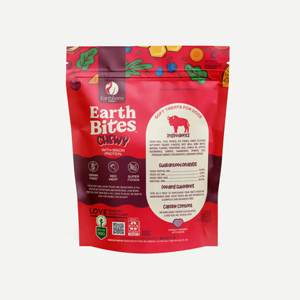Earthborn EarthBites Chewy with Bison Protein Dog Treats