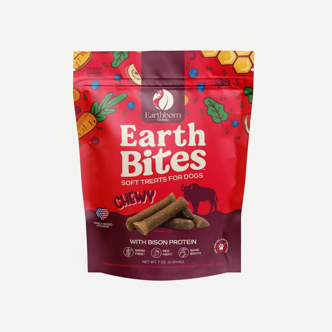 Earthborn EarthBites Chewy with Bison Protein Dog Treats