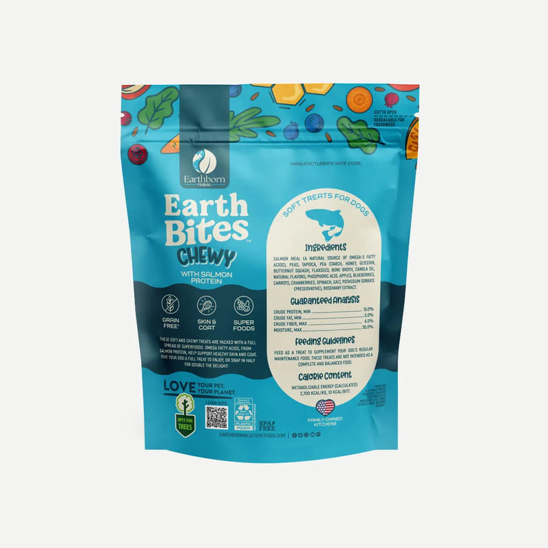 Earthborn EarthBites Chewy with Salmon Protein Dog Treats