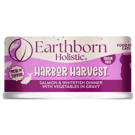 Earthborn Holistic Harbor Harvest Grain-Free Canned Cat Food – 5.5 oz, Case of 24