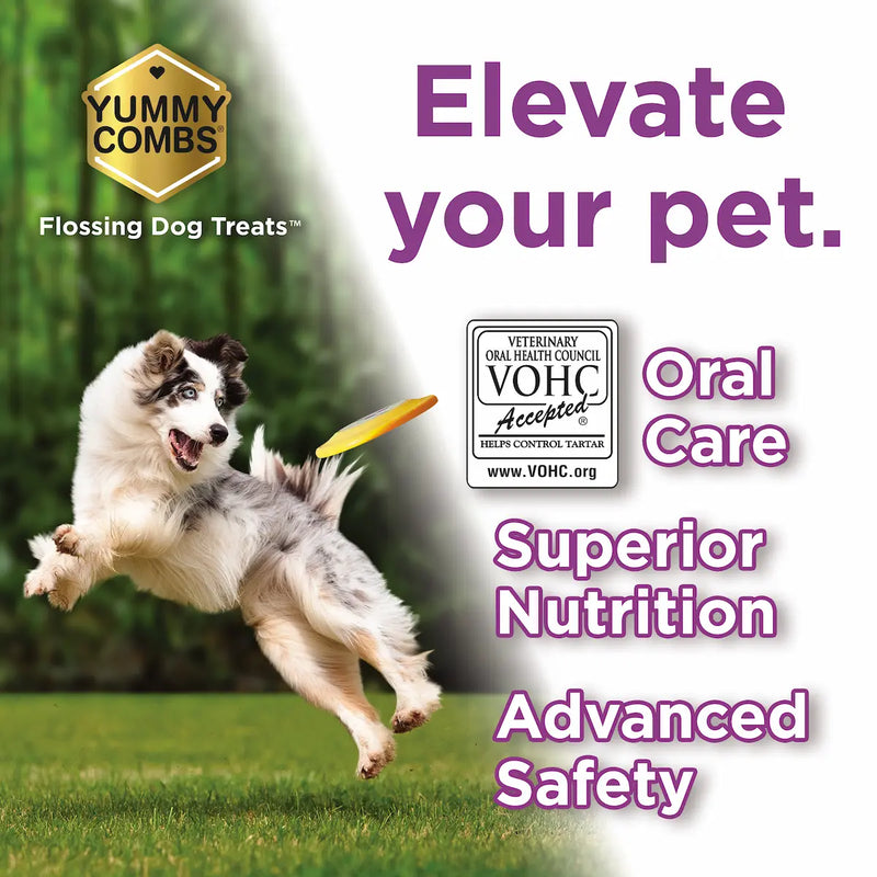 Yummy Combs® Fish & Egg Dental Treats For XS-XL Dogs