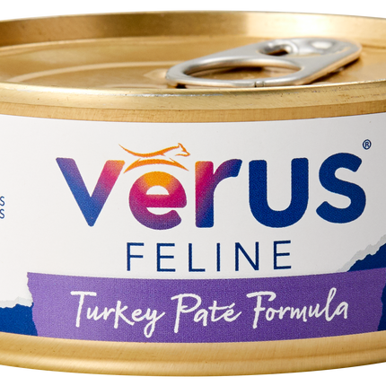 Verus Feline Grain Free Turkey Pate Formula Cat Cans