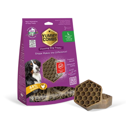 Yummy Combs® Dental Treats for XS-XL Adult Dogs