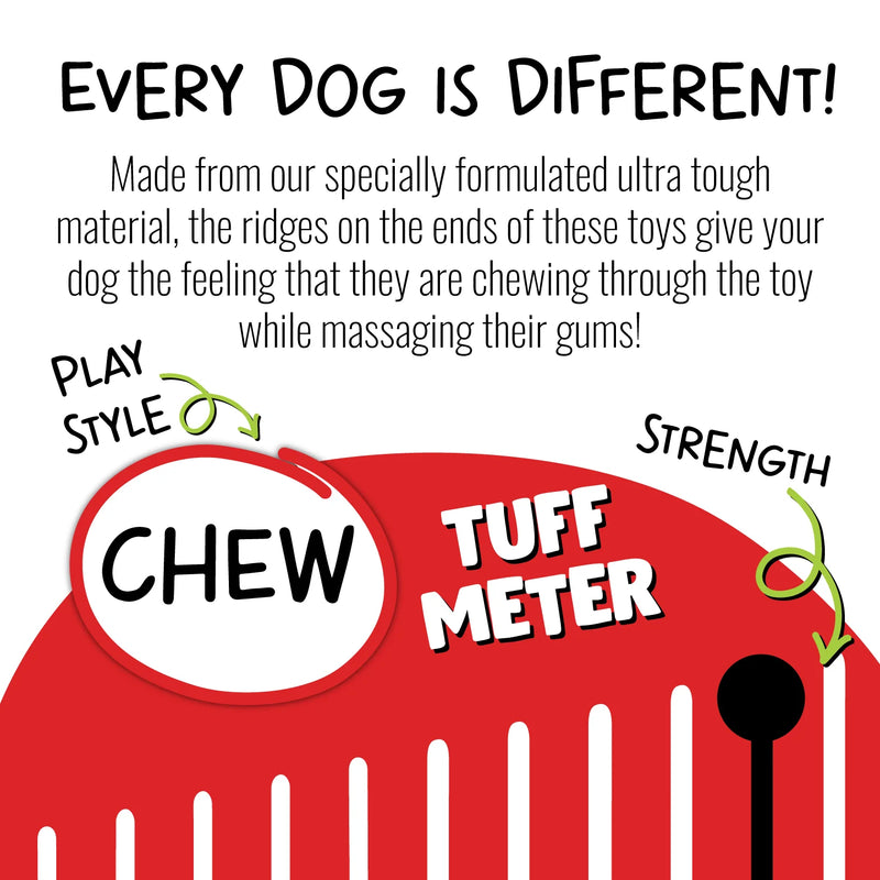 Jolly Pets Flex-n-Chew Squarble Small 2" Dog Toy