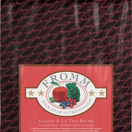 Fromm Four-Star Nutritionals Salmon À La Veg Food for Dogs – 12 lb bag