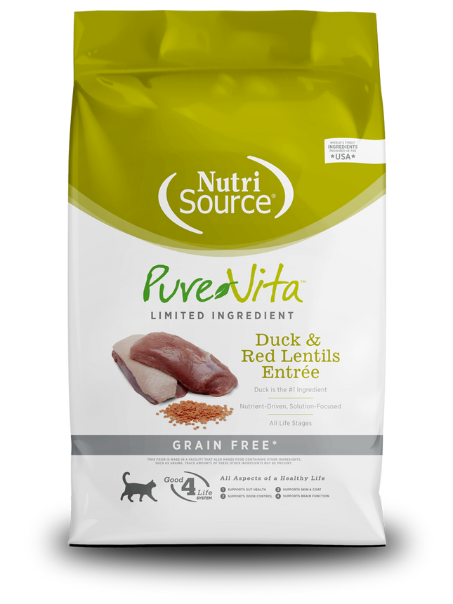 Pure Vita Duck & Red Lentils Cat Food