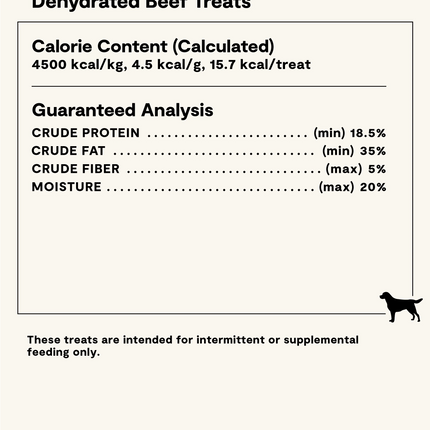 Open Farm Dehydrated Beef Dog Treats