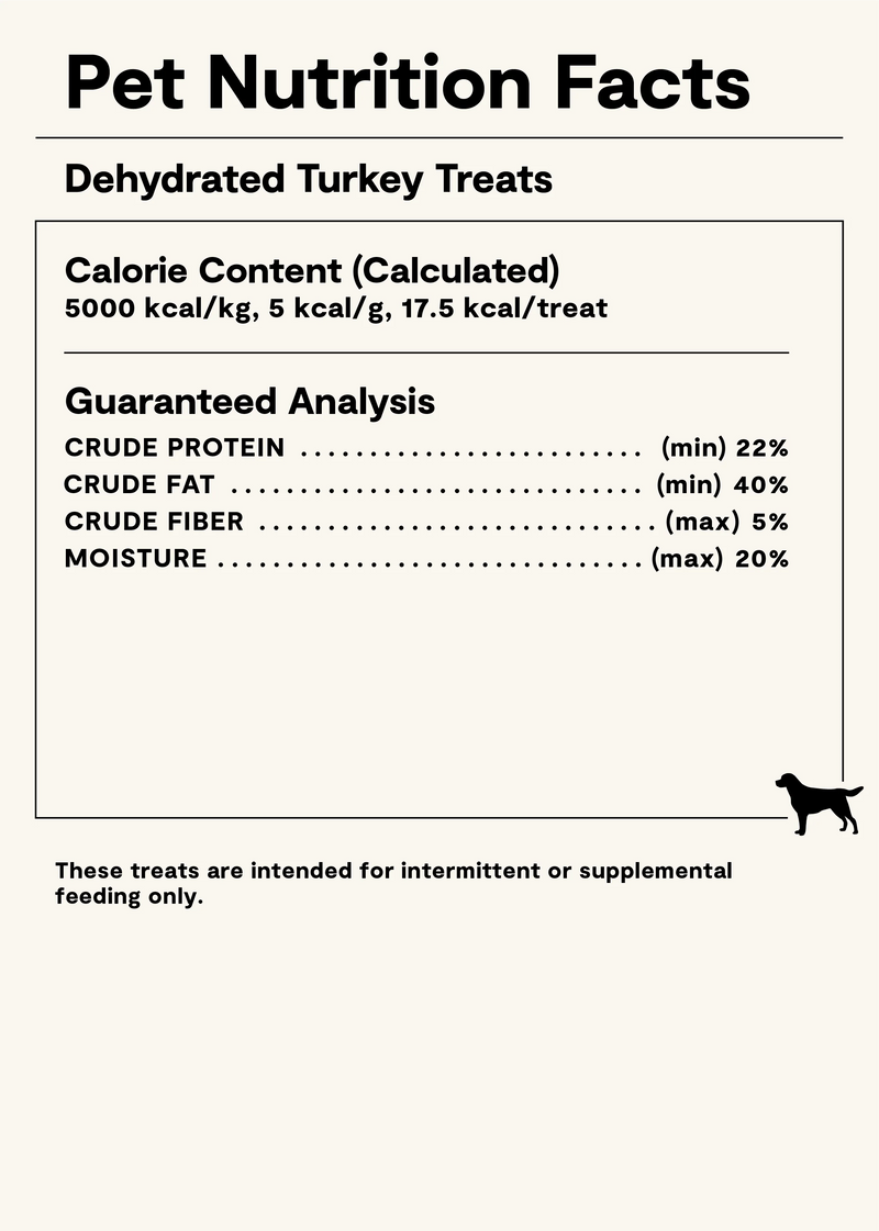 Open Farm Dehydrated Turkey Dog Treats 4.5oz