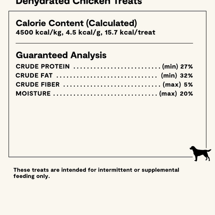 Open Farm Dehydrated Chicken Dog Treats 4.5oz