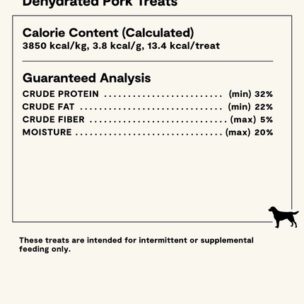 Open Farm Dehydrated Pork Dog Treats